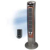 Air King Wind Curve® 42" Tower Fan (3-speed, ionizer, brown/tan)