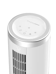 Lasko WhisperForce™ DC 54" Pedestal Tower Fan (8-speed, remote, timer, white)
