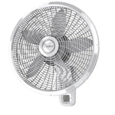 Oscillating Wall-Mount Fan with Remote