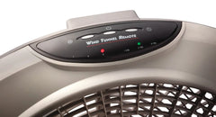 Lasko Wind Tunnel® 20" Air Circulator Floor Fan (3-speed, remote, timer, 360° airflow, gray)