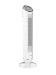 Lasko Summit 36" Tower Fan (4-speed, remote, timer, air filtration, white)