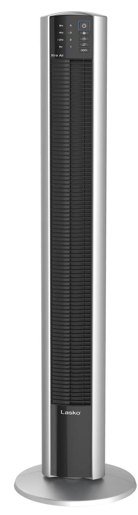 Lasko Xtra Air 48" Tower Fan (4-speed, remote, timer, black/silver)