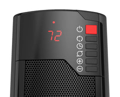 Lasko 1500W Electric Oscillating Ceramic Tower Space Heater with Remote, CT22835, Black