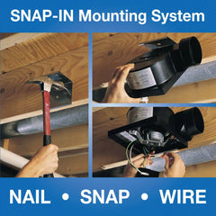 Air King ENERGY STAR® Certified 50 CFM Snap-In Exhaust Fan